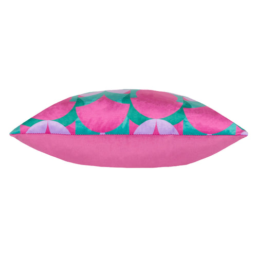 Abstract Pink Cushions - Raeya Art Deco Cushion Cover Pink/Jade heya home