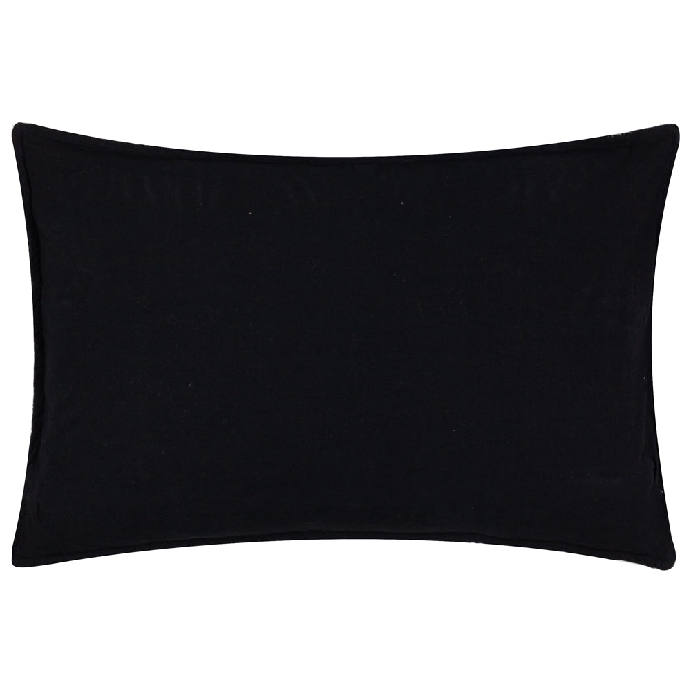 Ramas Jacquard Cushion Black