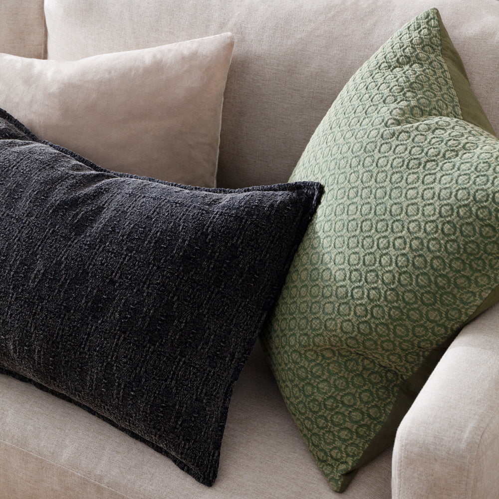Ramas Jacquard Cushion Black