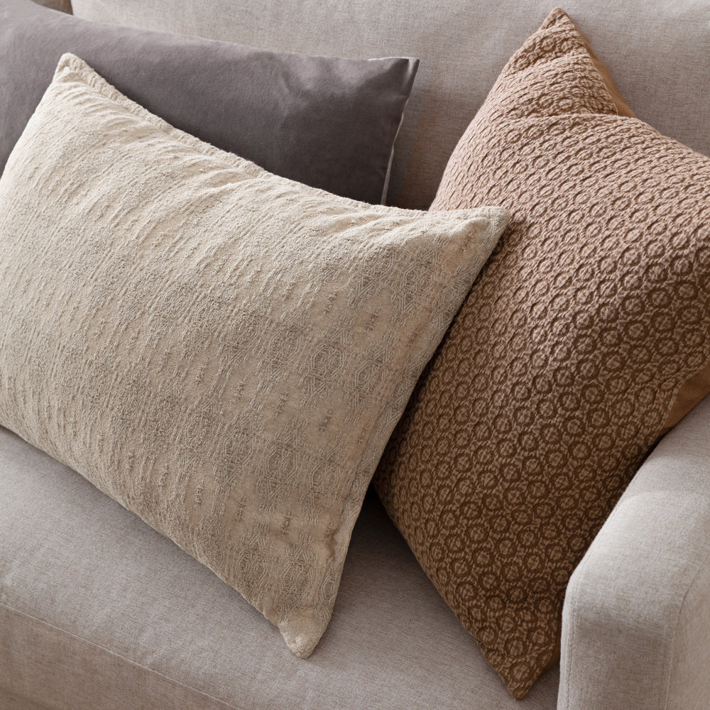 Ramas Jacquard Cushion Chalk