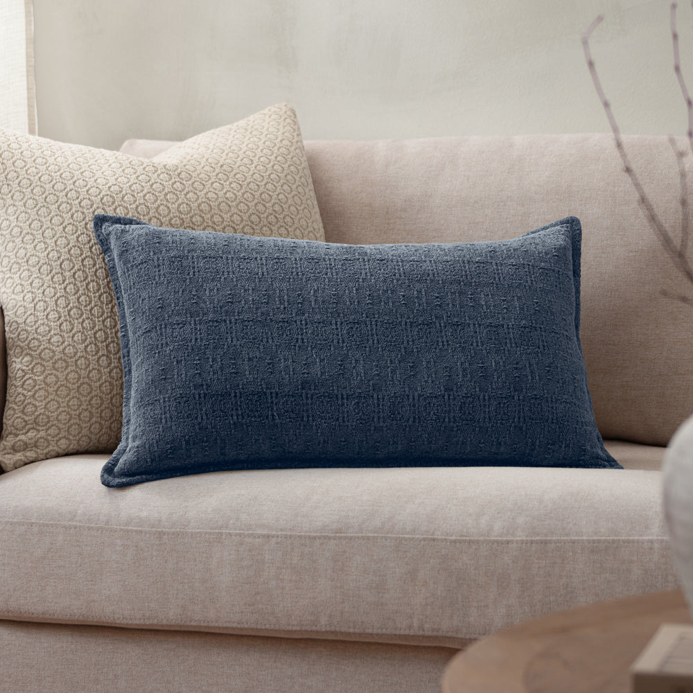 Ramas Jacquard Cushion Indigo