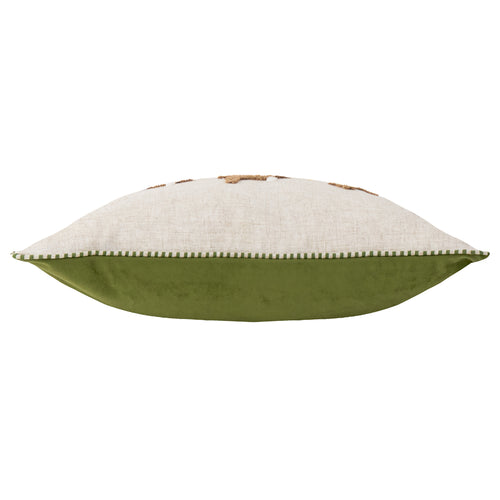 Ramble Hares Tufted Cushion Sage