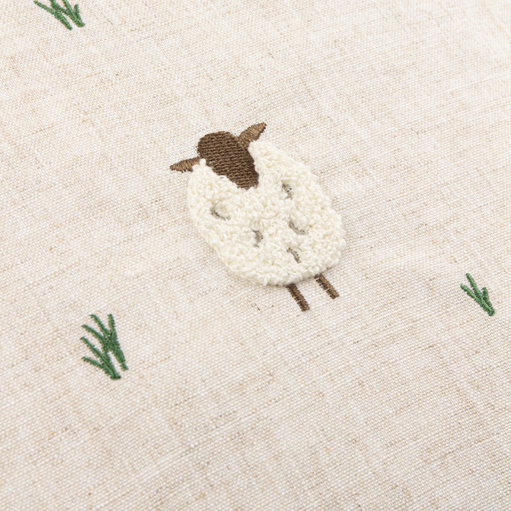 Ramble Sheep Tufted Cushion Natural