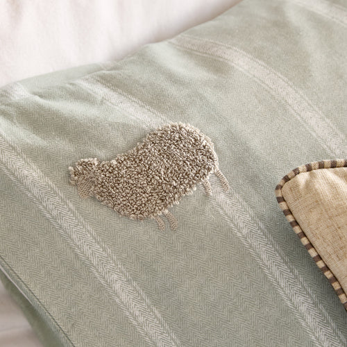 Ramble Sheep Duvet Cover Set Sage