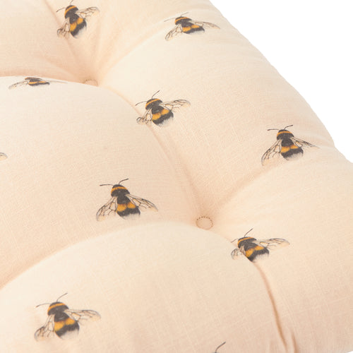 Ramble Bumble Bee 2 Pack Cotton Slub Seat Pads Natural