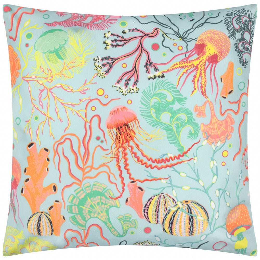 Reef Printed Outdoor Cushion Pink