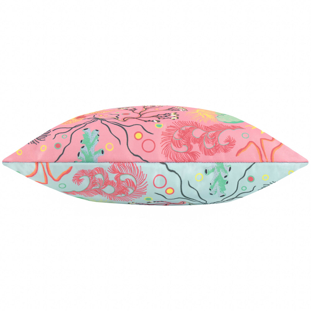 Reef Printed Outdoor Cushion Pink