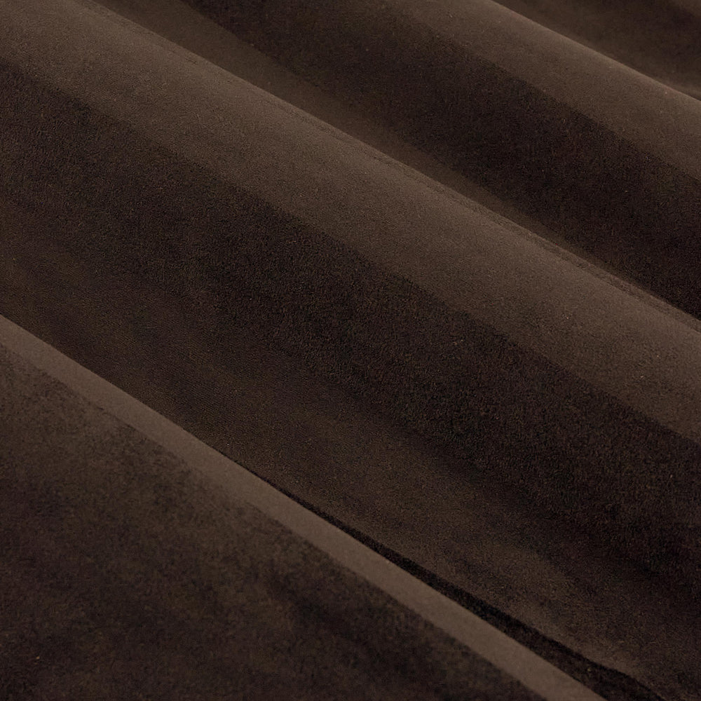 Regency Stripe Velvet Fully Lined Eyelet Curtains Chocolate