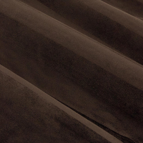 Regency Stripe Velvet Fully Lined Eyelet Curtains Chocolate