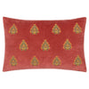 1973 Rennes Embroidered Cushion Cover in Regal Rose