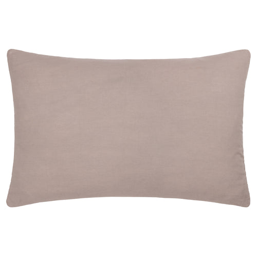 Global Beige Cushions - Rennes Embroidered  Cushion Cover Taupe 1973