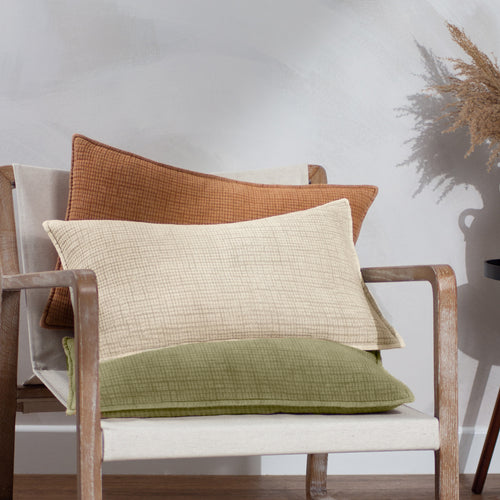 Plain Brown Cushions - Ribble  Cushion Cover Pecan Yard