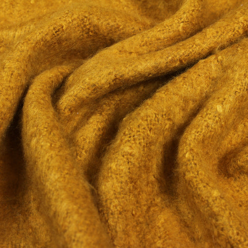 Plain Gold Throws - Romilly Tasselled Throw Gold/Navy furn.