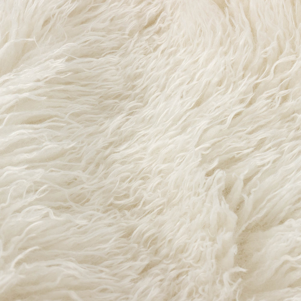 Rowan Faux Fur Cushion Ecru