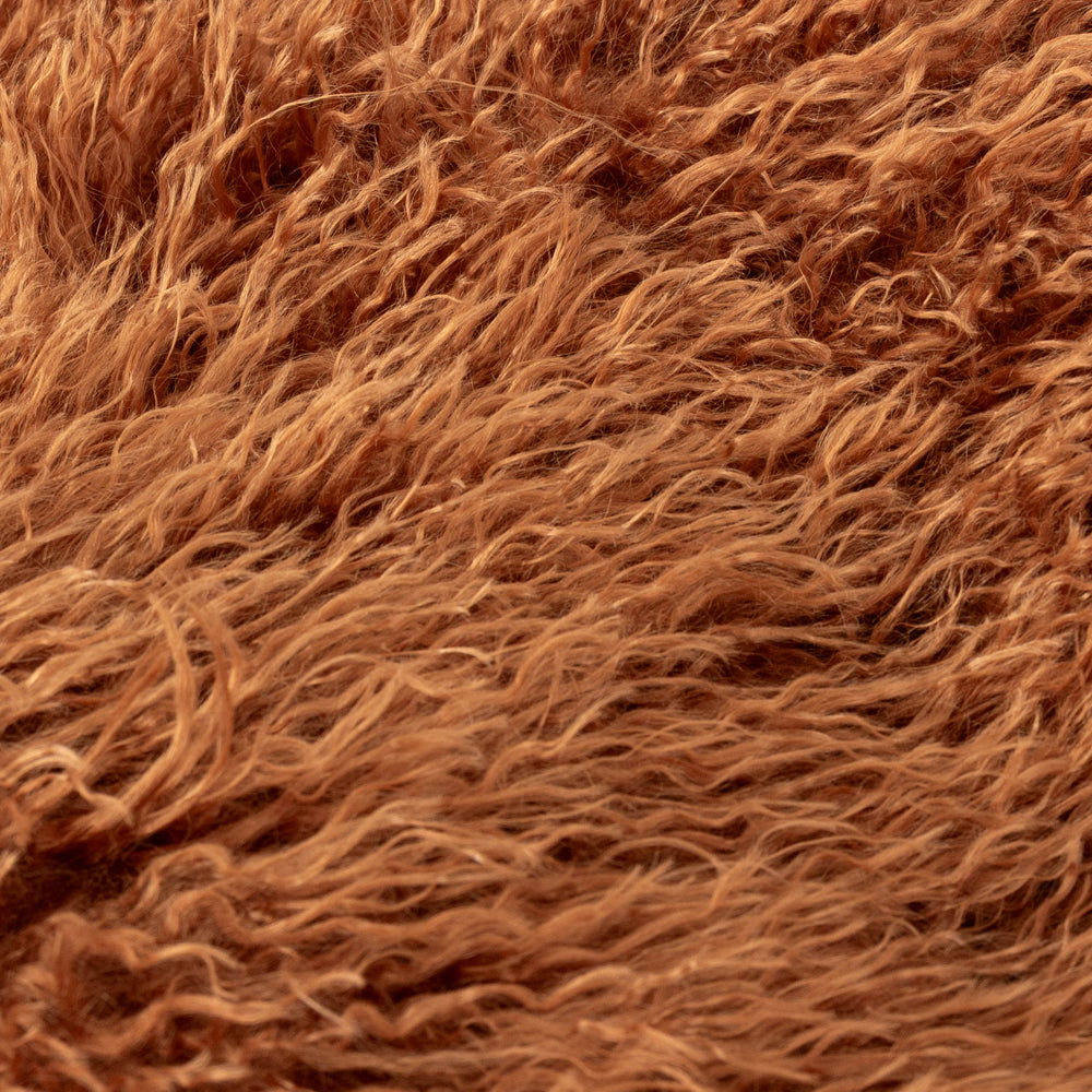 Rowan Faux Fur Cushion Ginger