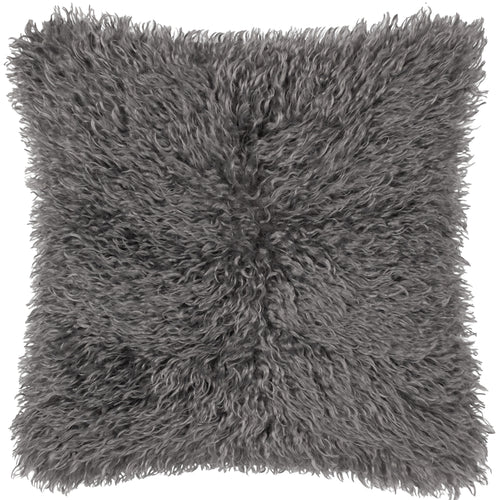 Rowan Faux Fur Cushion Grey