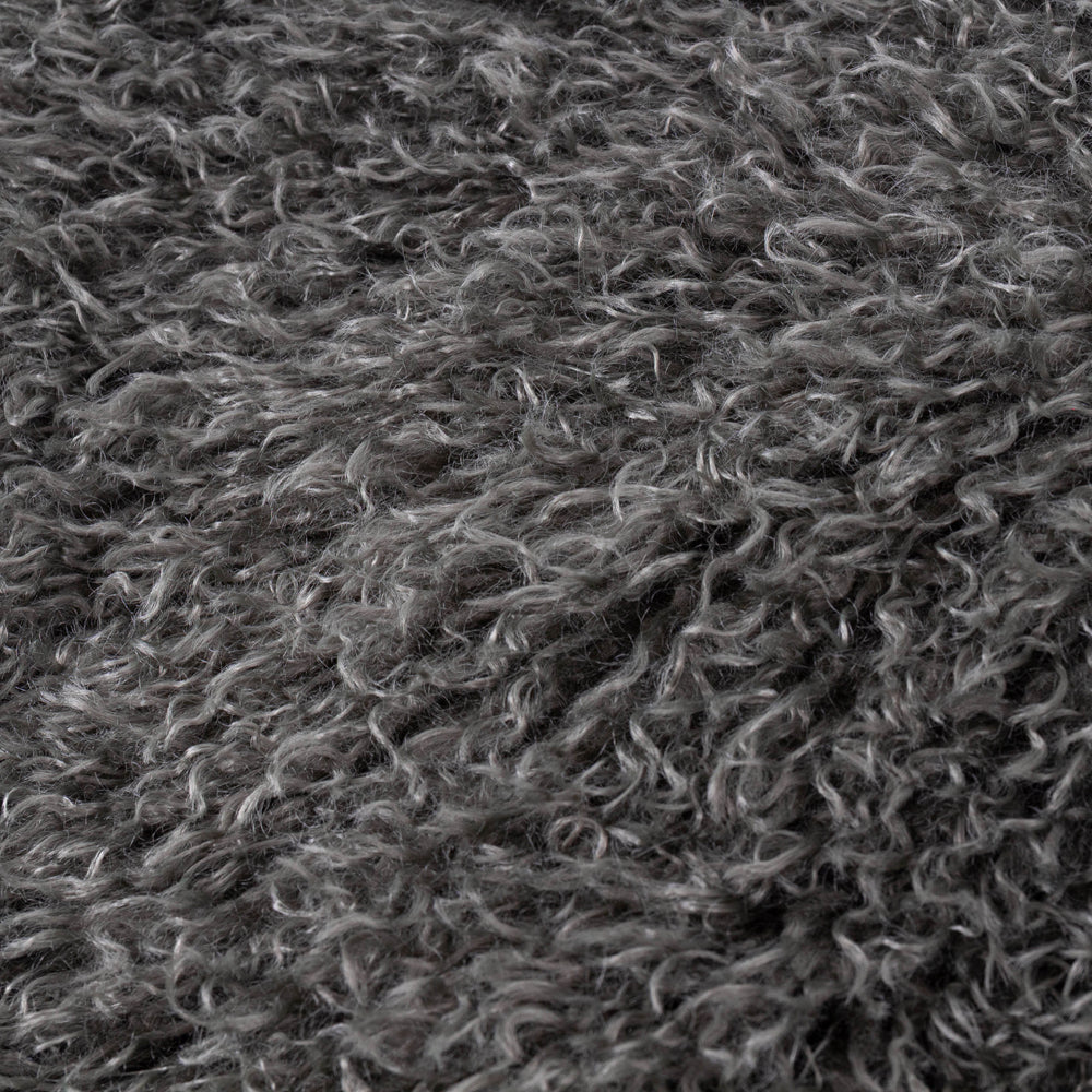 Rowan Faux Fur Throw Grey