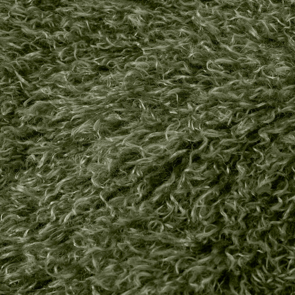 Rowan Faux Fur Throw Khaki