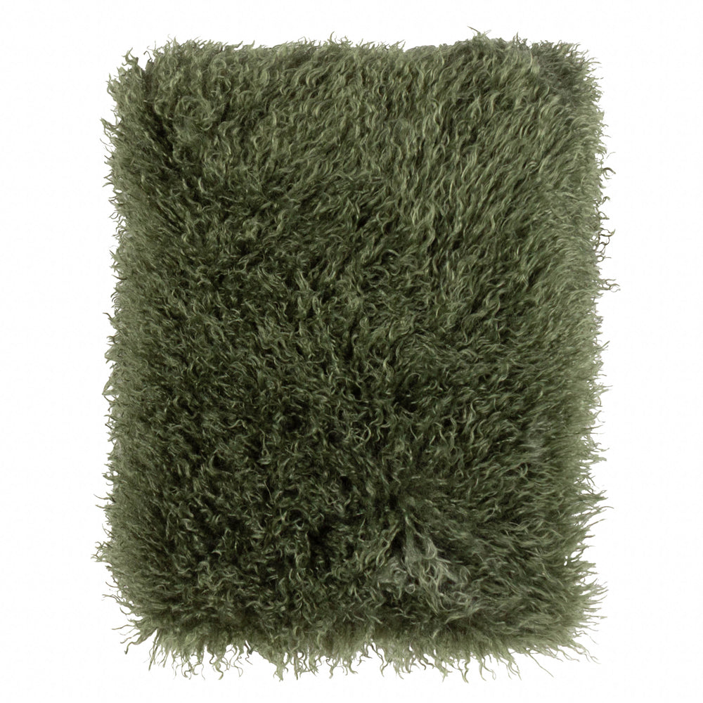 Rowan Faux Fur Throw Khaki