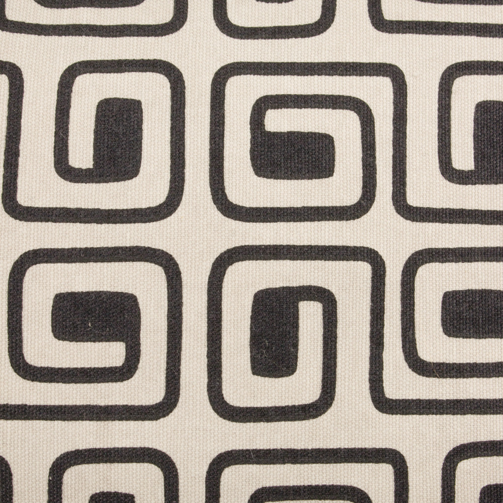 Safara Printed Cushion Black