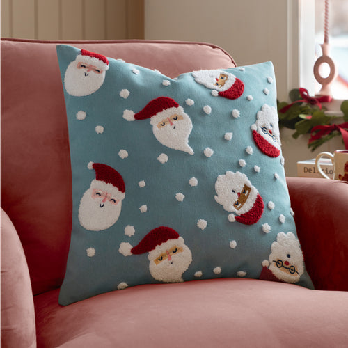  Blue Cushions - Santas Tufted Cushion Cover Multicolour Furn