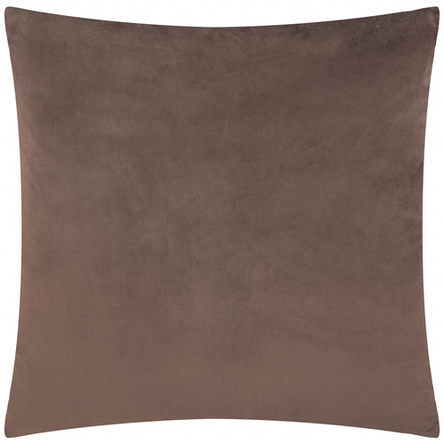 Softie Checkerboard Quilted Cushion Cinnamon/Chocolate