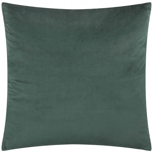 Softie Checkerboard Quilted Cushion Green