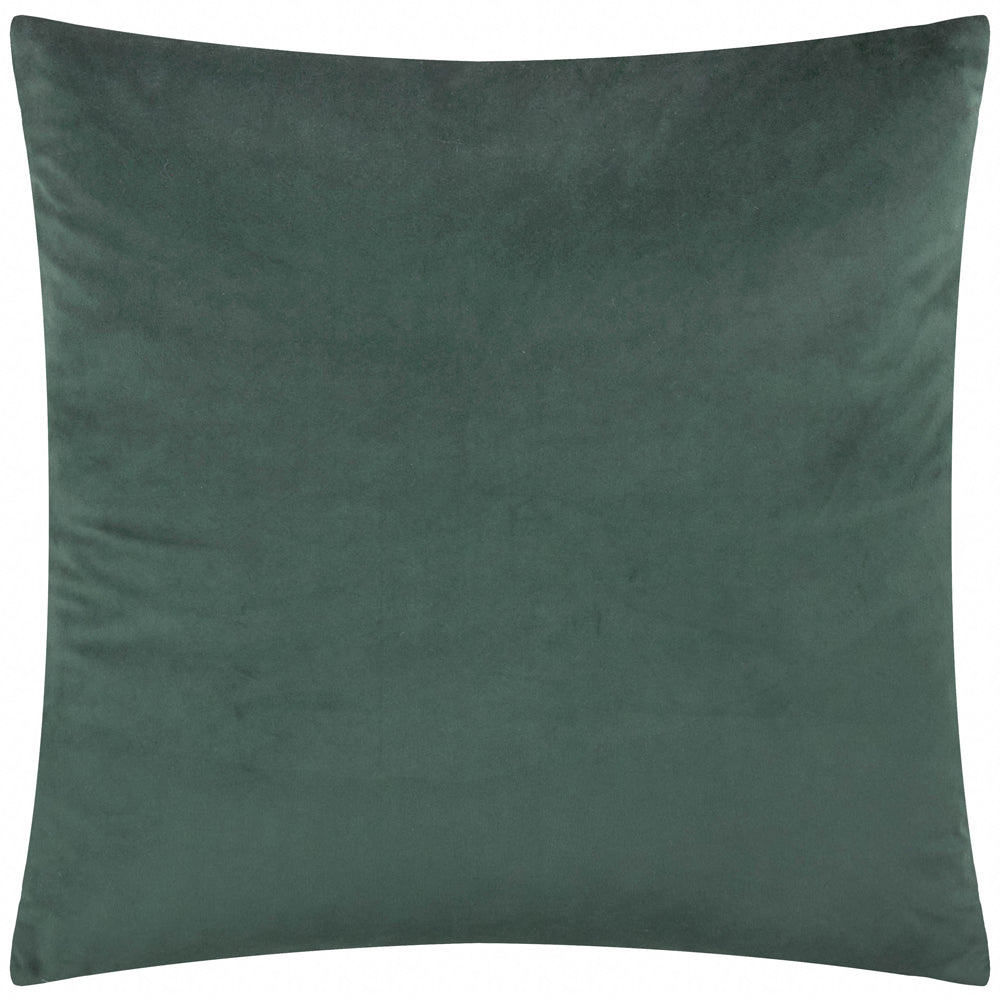 Softie Checkerboard Quilted Cushion Green