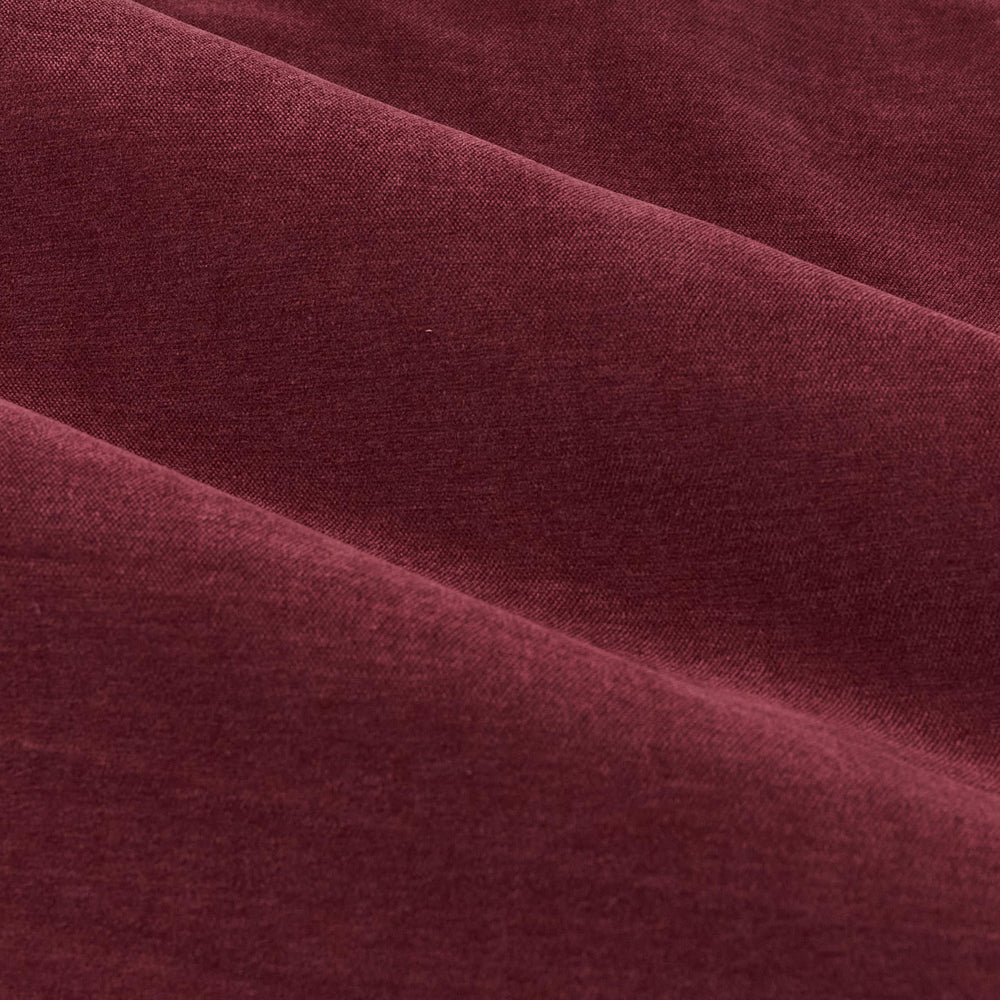 Soft Chenille Blackout Pencil Pleat Curtains Beetroot