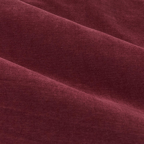 Soft Chenille Blackout Pencil Pleat Curtains Beetroot