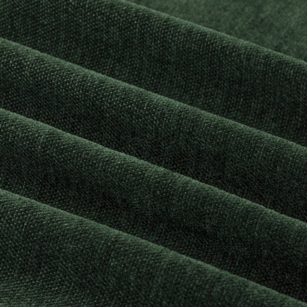 Soft Chenille Blackout Eyelet Curtains Bottle Green