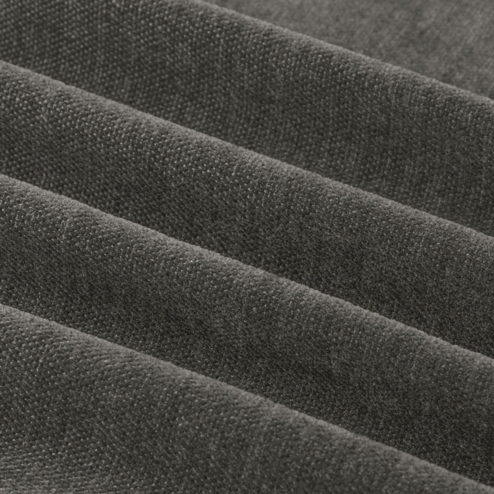 Soft Chenille Blackout Eyelet Curtains Charcoal