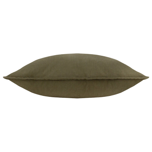 Slub Cotton Cushion Lichen