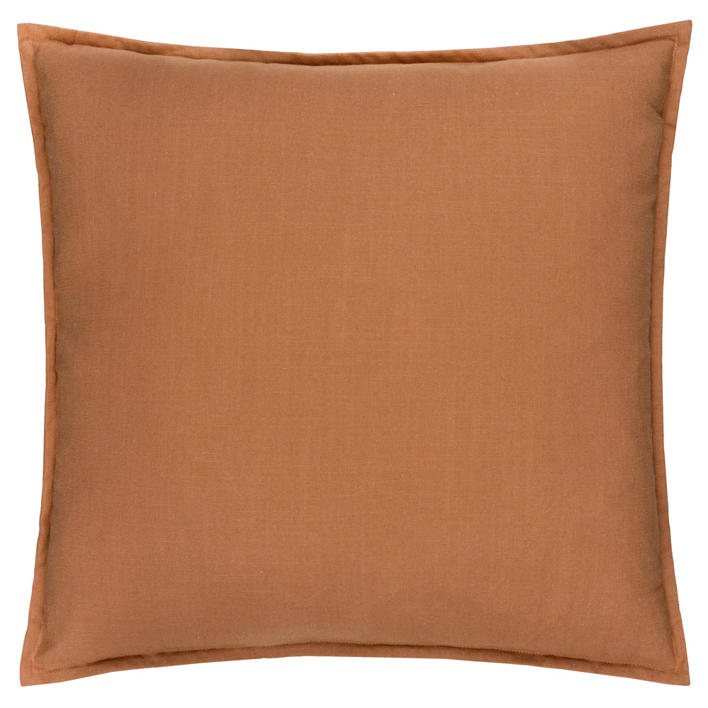 Slub Cotton Cushion Toffee
