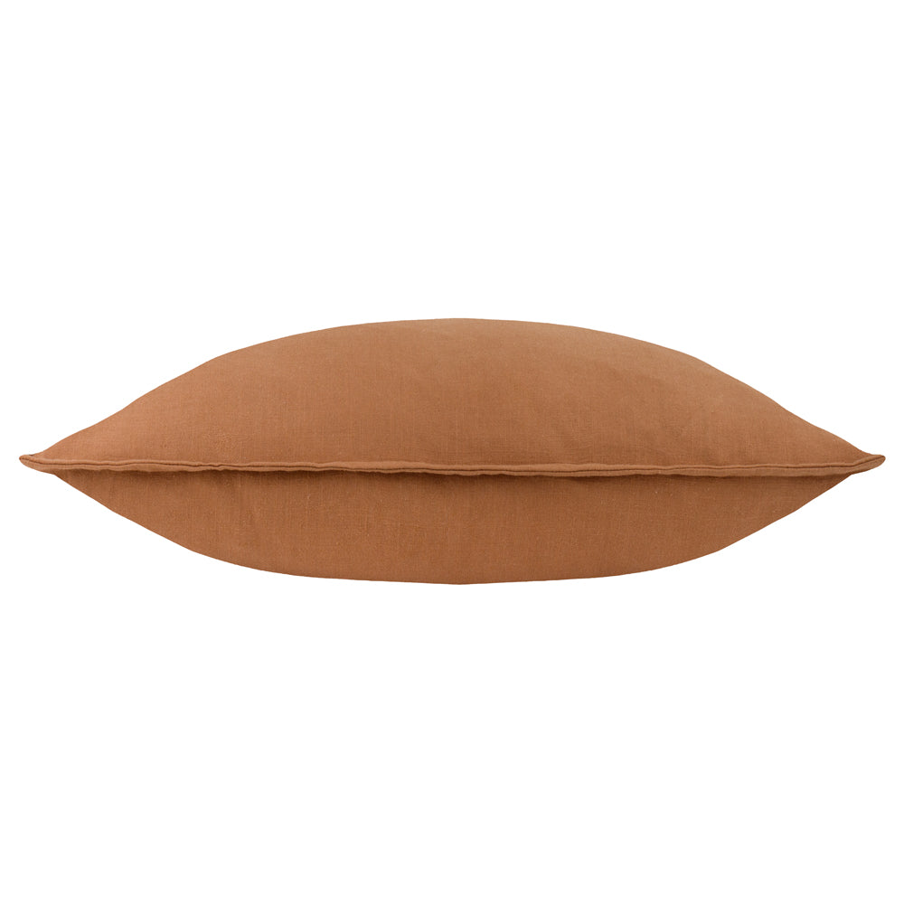 Slub Cotton Cushion Toffee