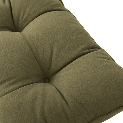 Slub Cotton 2 Pack Seat Pads Lichen