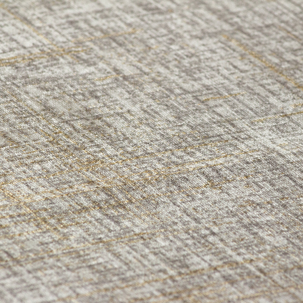 Serafina Vinyl Wallpaper Sample Champagne