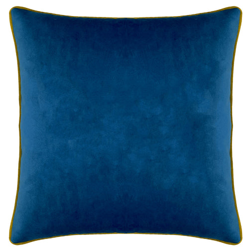 Animal Black Cushions - Serpentine Animal Print Cushion Cover Ochre/Blue furn.