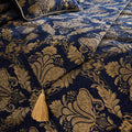 Paoletti Shiraz Traditional Jacquard Bed Runner in Navy