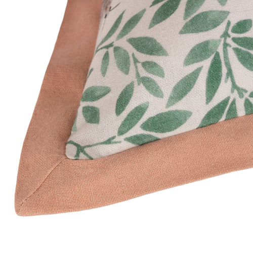 Floral Pink Cushions - Silk Moth  Cushion Cover Pale Pink Wylder