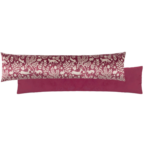 Animal Purple Cushions - Skandi Woodland  Draught Excluder Berry furn.