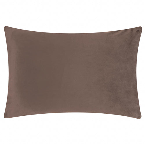 Softie Grid Quilted Cushion Cinnamon/Chocolate