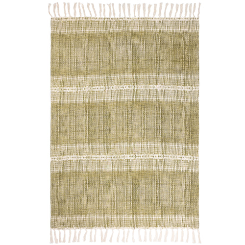 Abstract Green Throws - Sono Ink  Throw Olive Yard