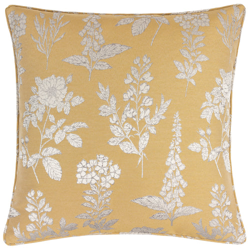 Floral Gold Cushions - Sophia  Cushion Cover Gold Wylder
