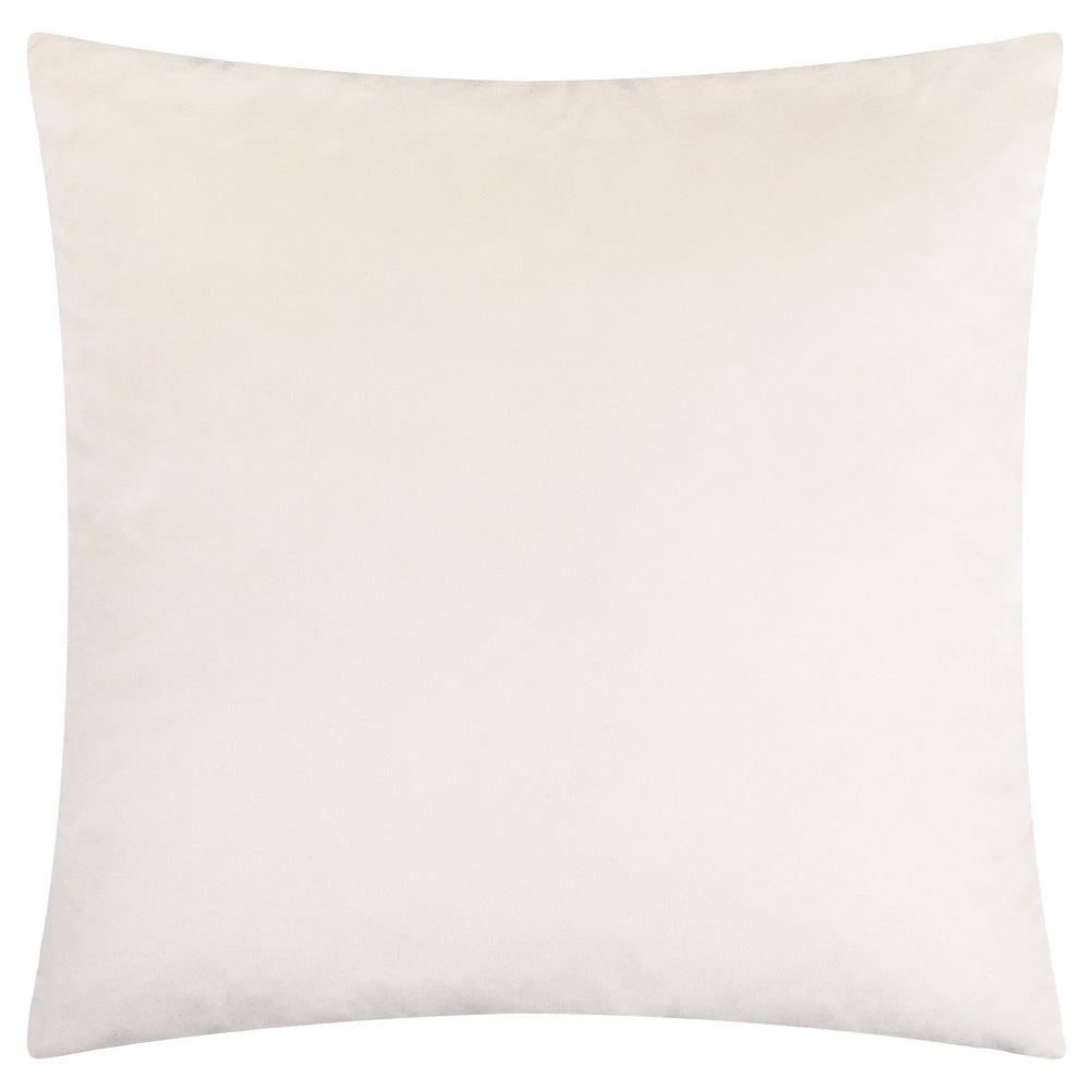 Soren Cut Velvet Cushion Chalk