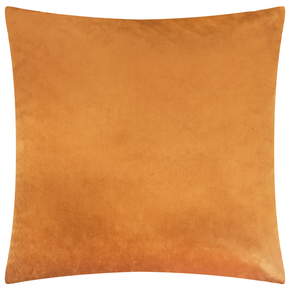 Soren Cut Velvet Cushion Copper