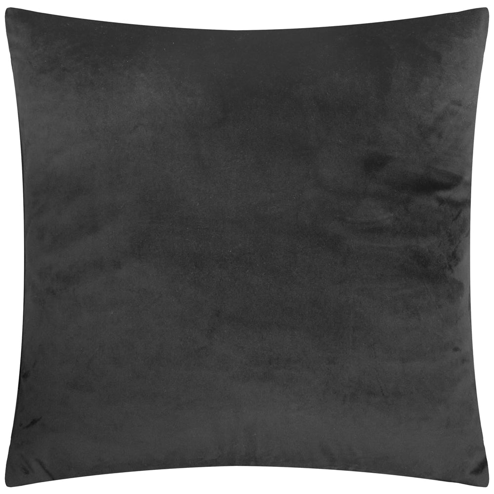 Spooky Season Velvet Halloween Cushion Gold/Mono