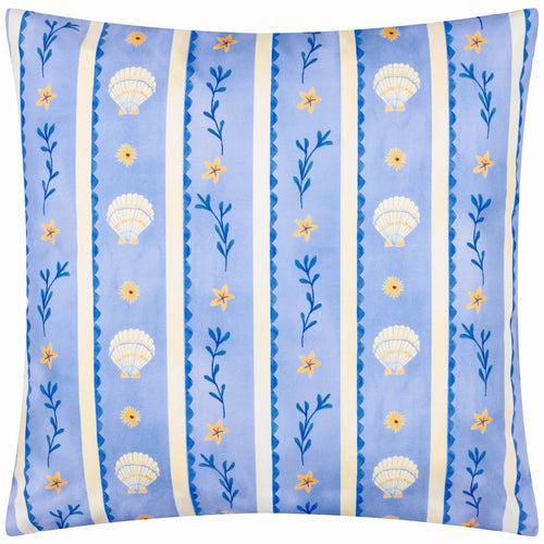  Blue Cushions - Sea Shells Printed Cushion Cover Blue furn.