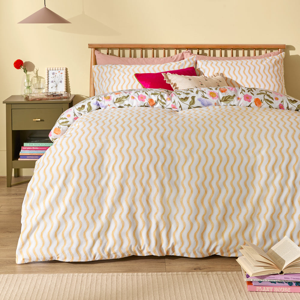 Summer Solstice Reversible Duvet Cover Set Multicolour