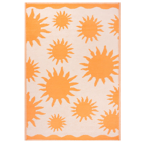 Summer Solstice Indoor/Outdoor Rug Sunrise Yellow